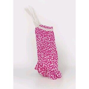 Vintage 1988 Barbie Feeling Pretty Fashions Pink Leaf Print Dress Mattel #1526